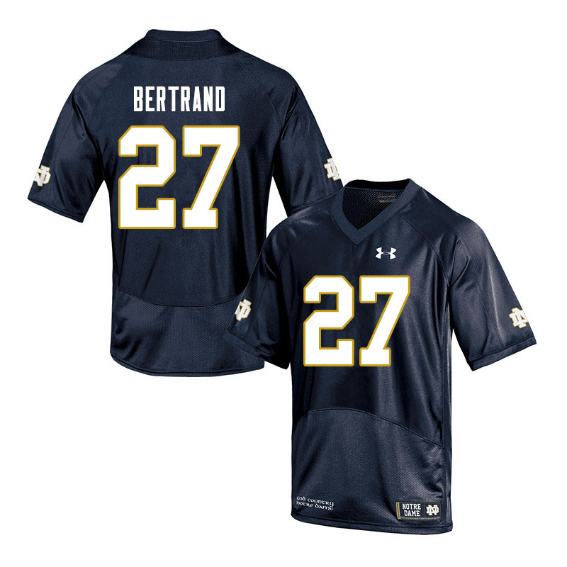 Men #27 JD Bertrand Notre Dame Fighting Irish College Football Jerseys Sale-Navy